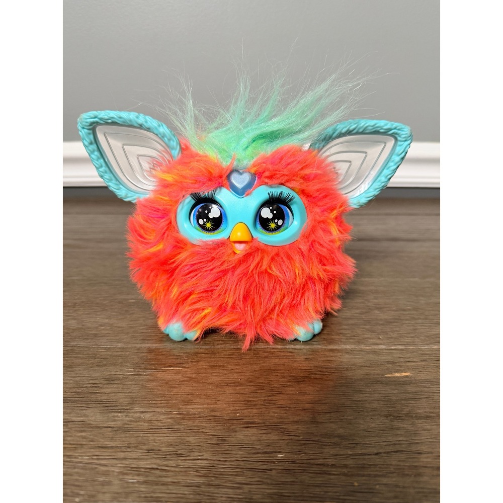 2023 Hasbro Furby Coral Interactive Light Up Plush